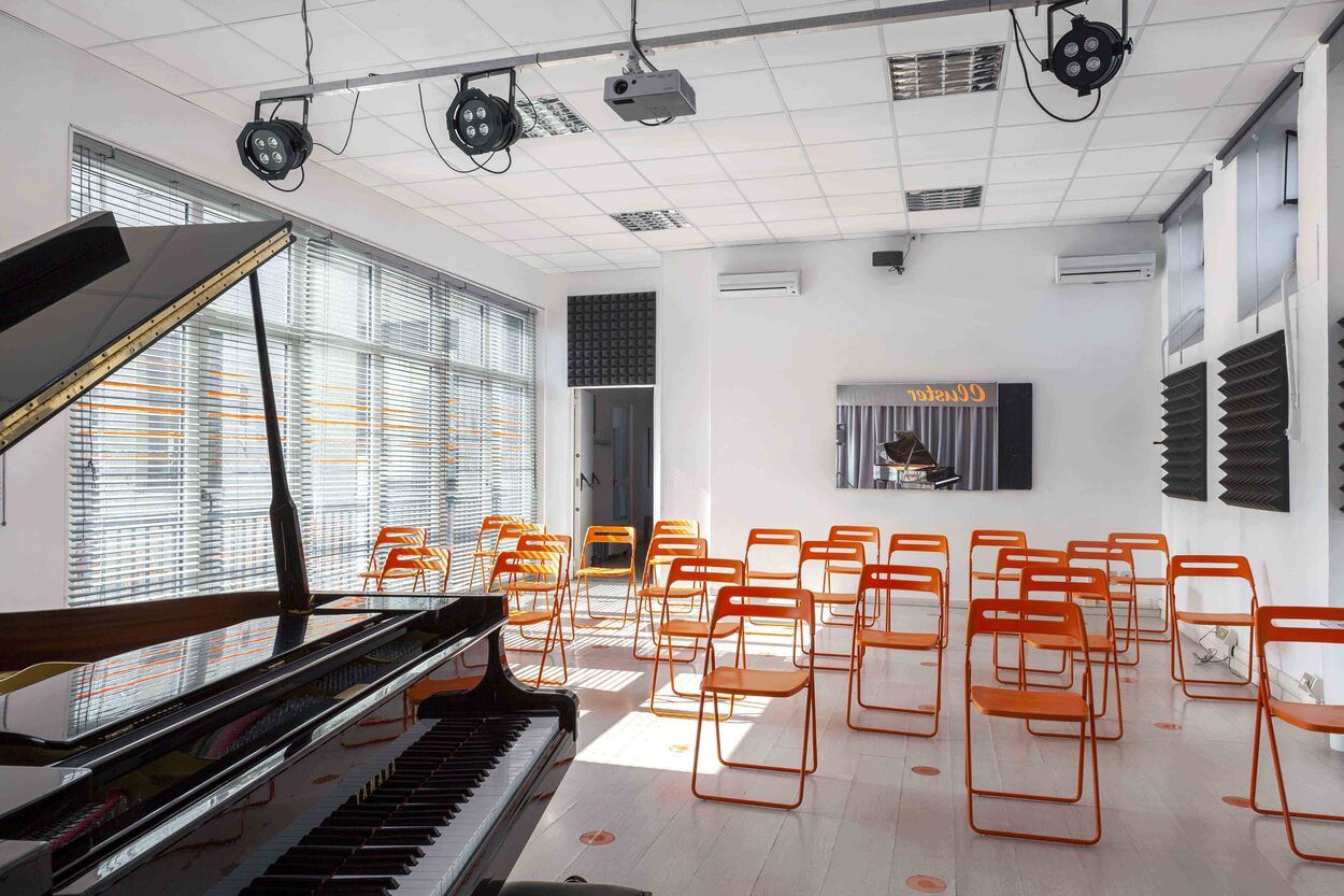 Immagine della sede Cluster durante gli open day